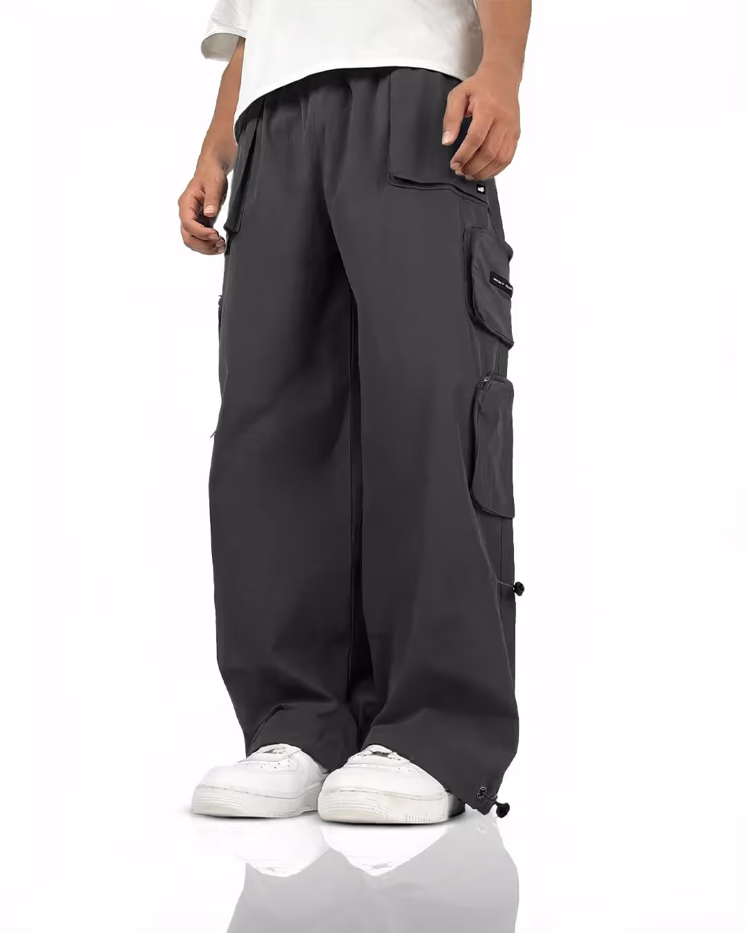Loadout Grey Parachute Pants image 1