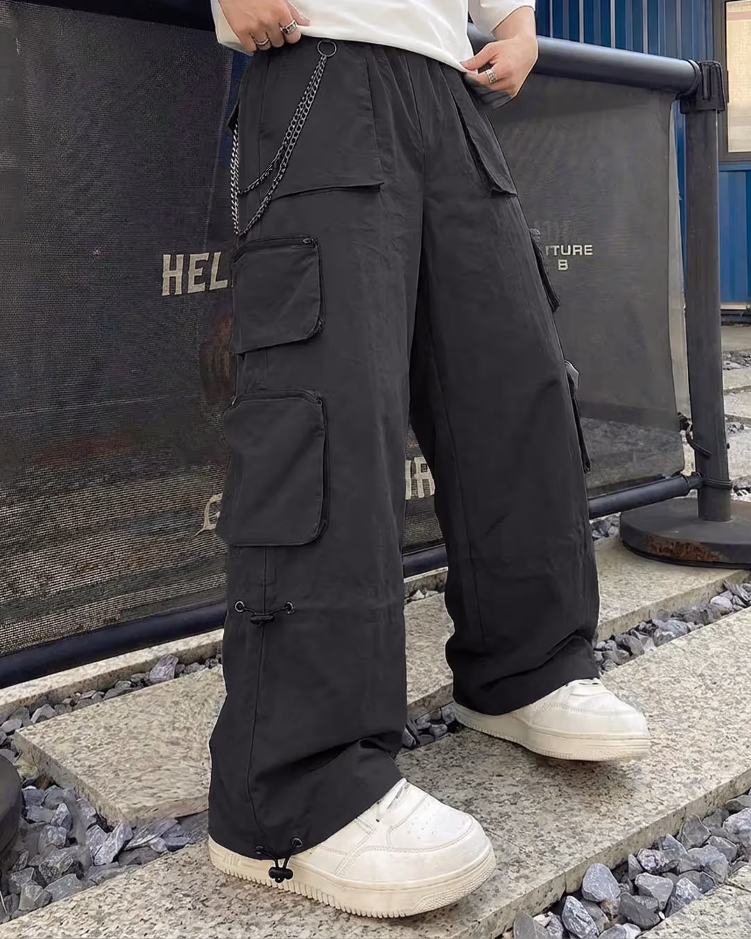 Loadout Grey Parachute Pants  image 7