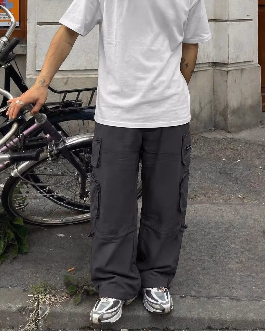 Loadout Grey Parachute Pants  image 8