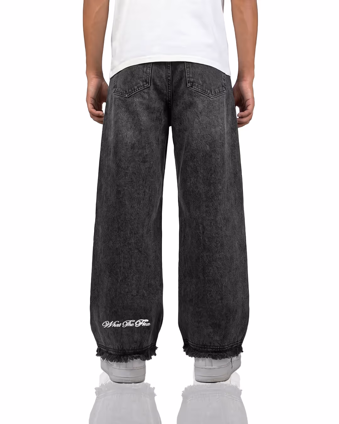 Lost Black Rugged Baggy Jeans image 7