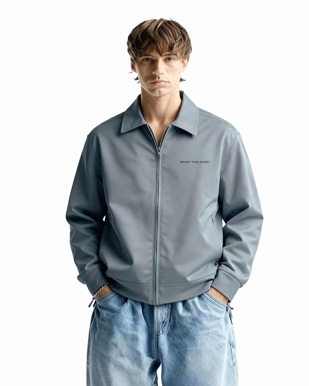Lucid Dreams Grey Cotton Jacket  image 2