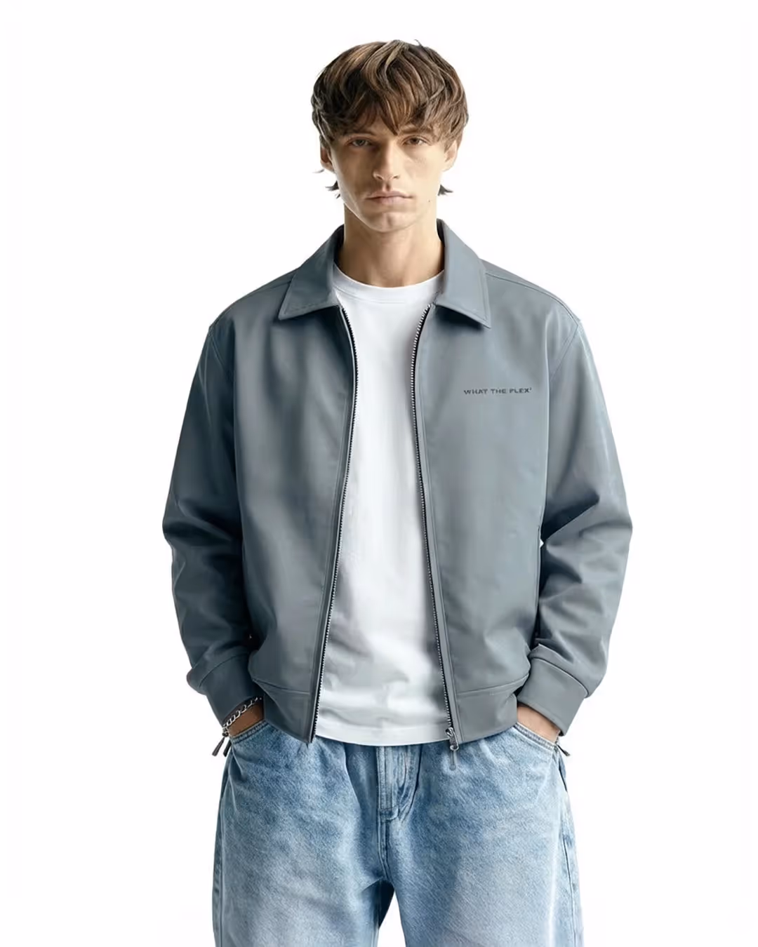 Lucid Dreams Grey Cotton Jacket  image 3