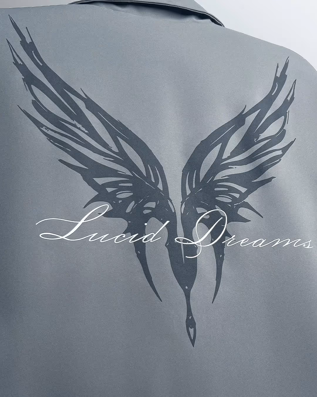 Lucid Dreams Grey Cotton Jacket  image 7