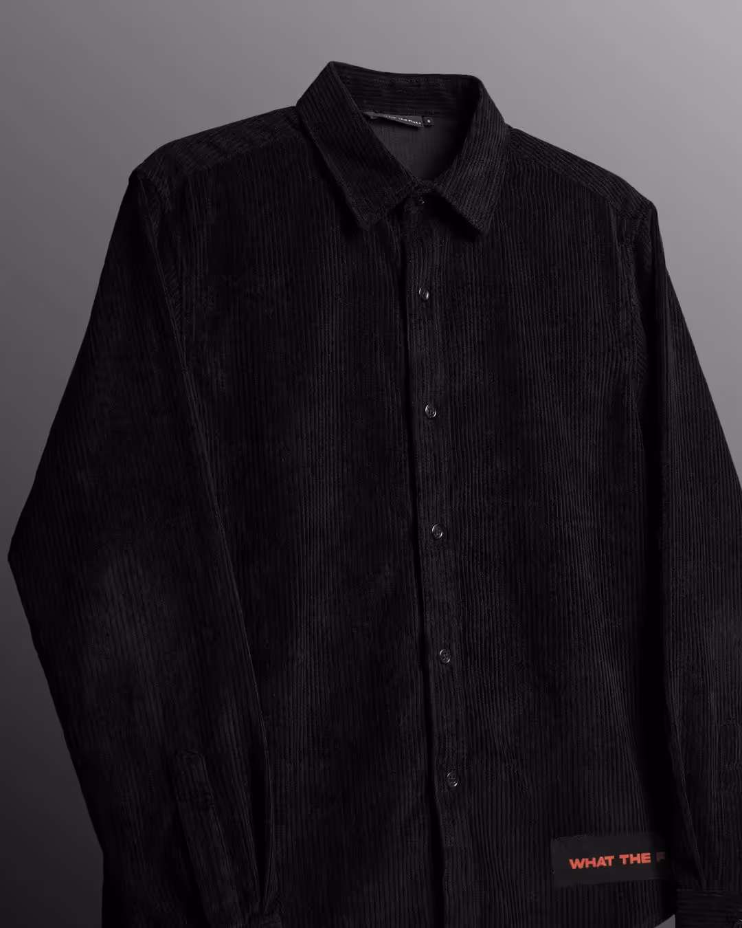 Make Art Black Ribbed Shirt  image 3