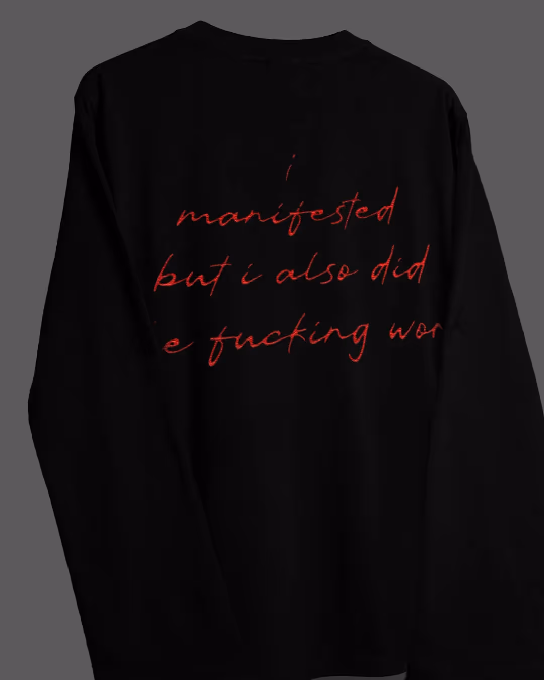 Manifested Full Sleeves Boxy-Fit T-shirt image 5