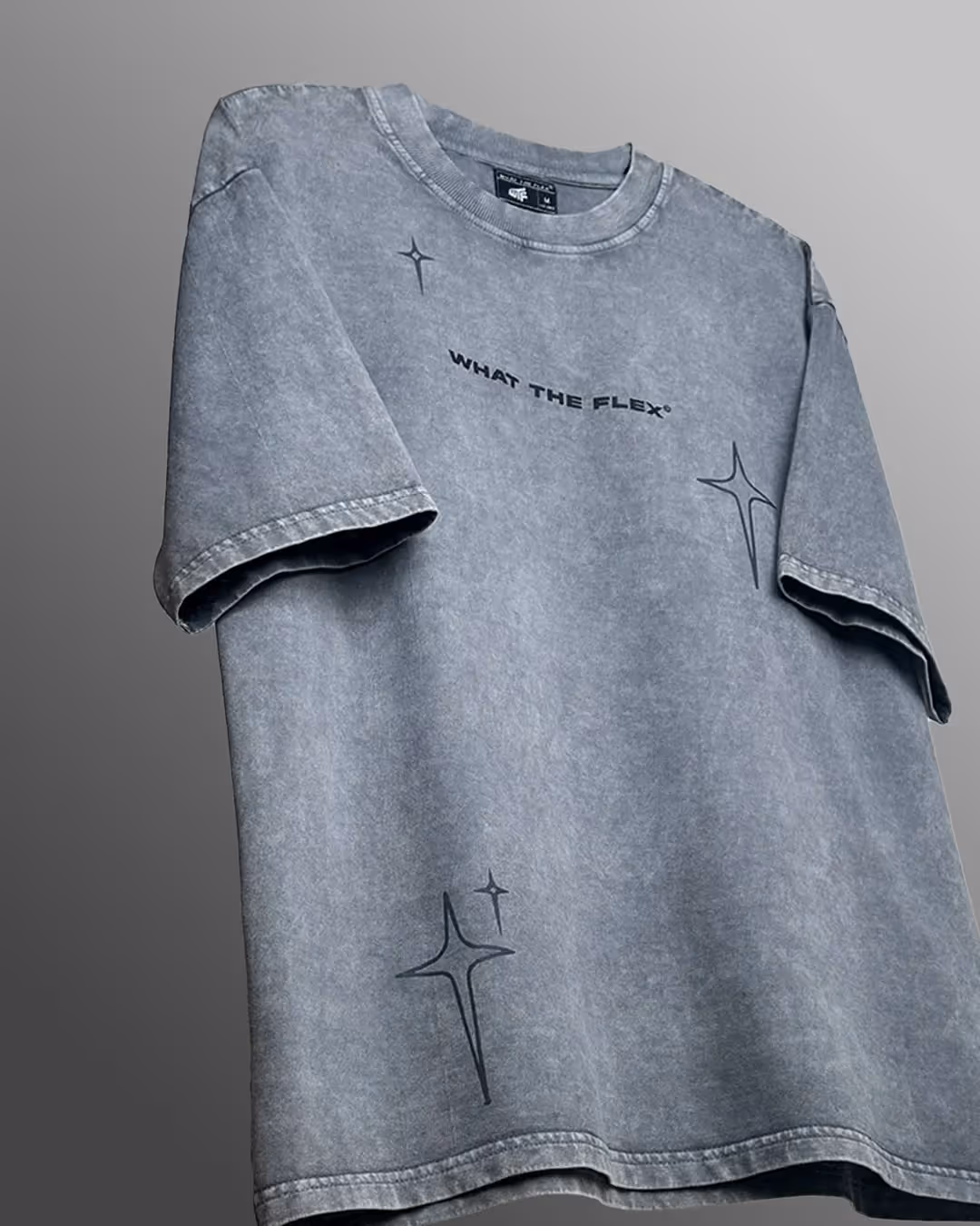 Mannered Grey Acid Wash T-Shirt image 5