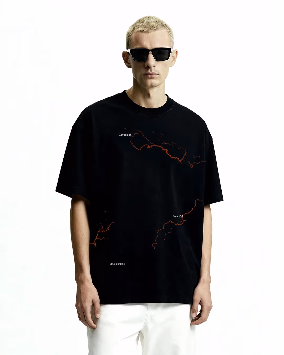 Mayhem Black Acid Wash T-Shirt image 2