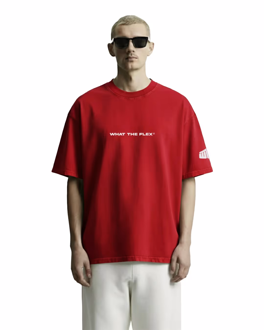 Melted Heavyweight Red T-Shirt image 2