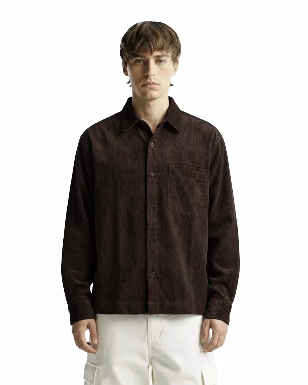 Mocha Corduroy Shirt image 1