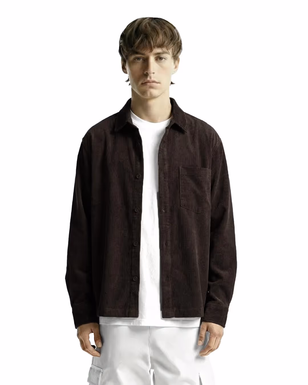 Mocha Corduroy Shirt image 3