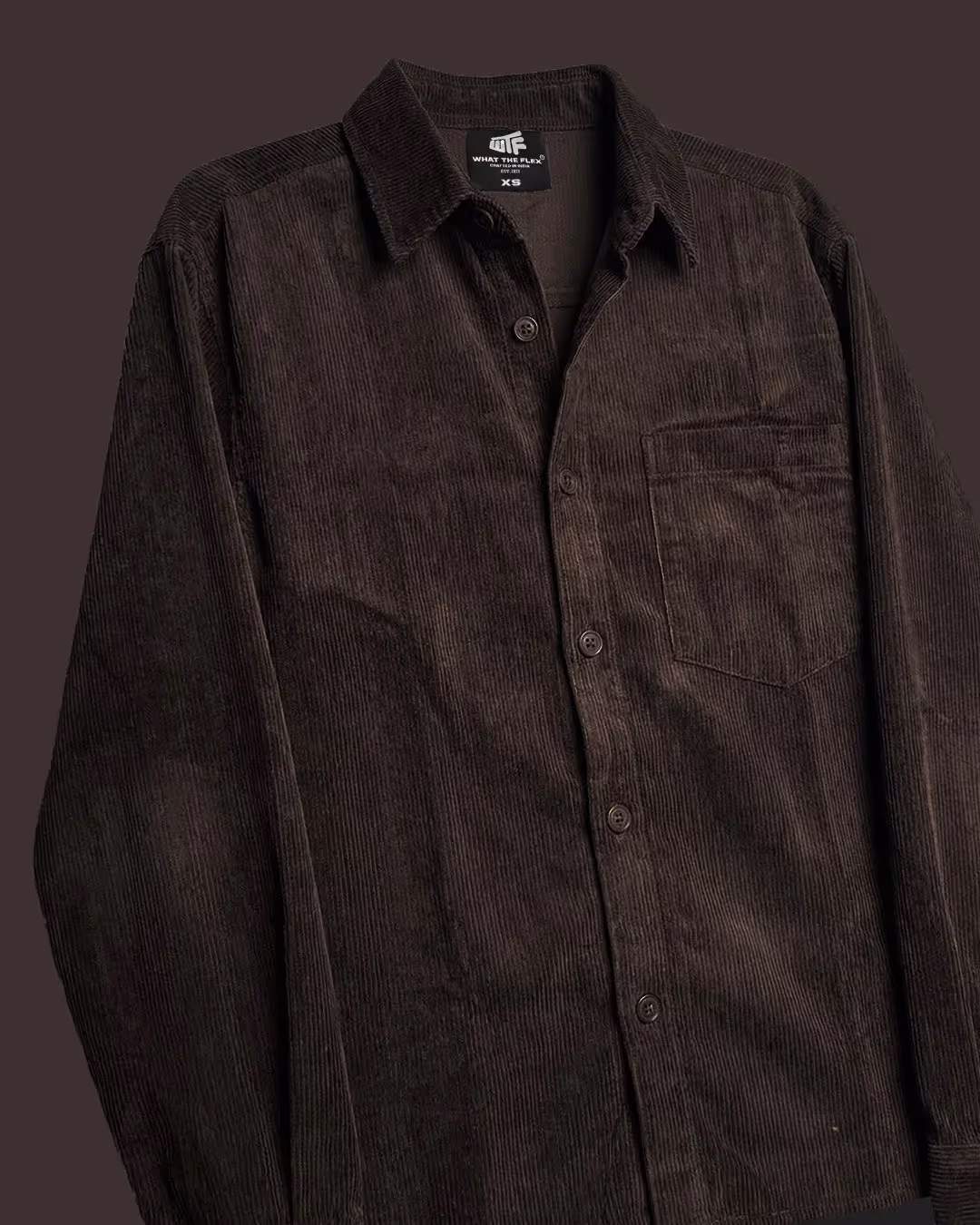 Mocha Corduroy Shirt image 5