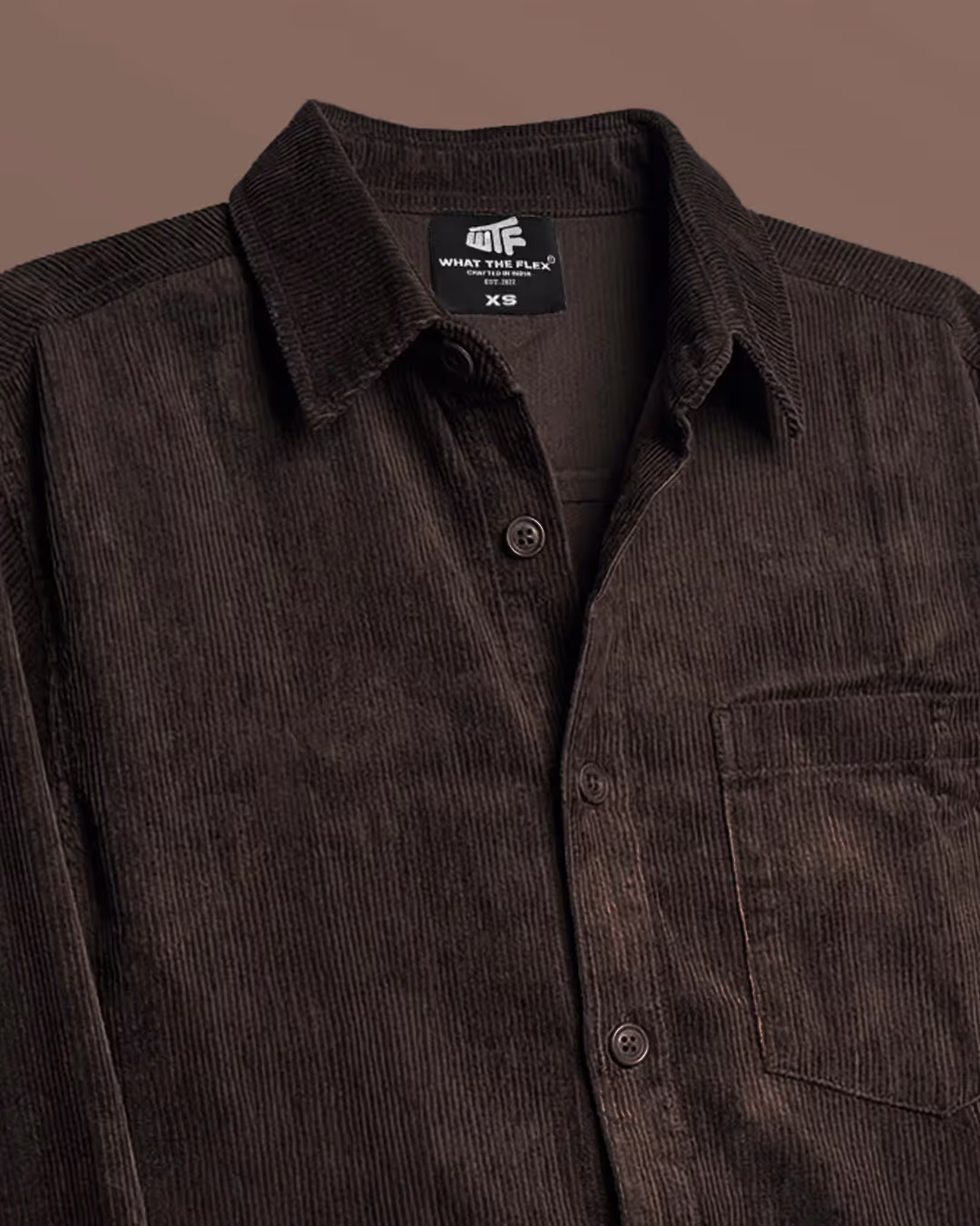 Mocha Corduroy Shirt image 8
