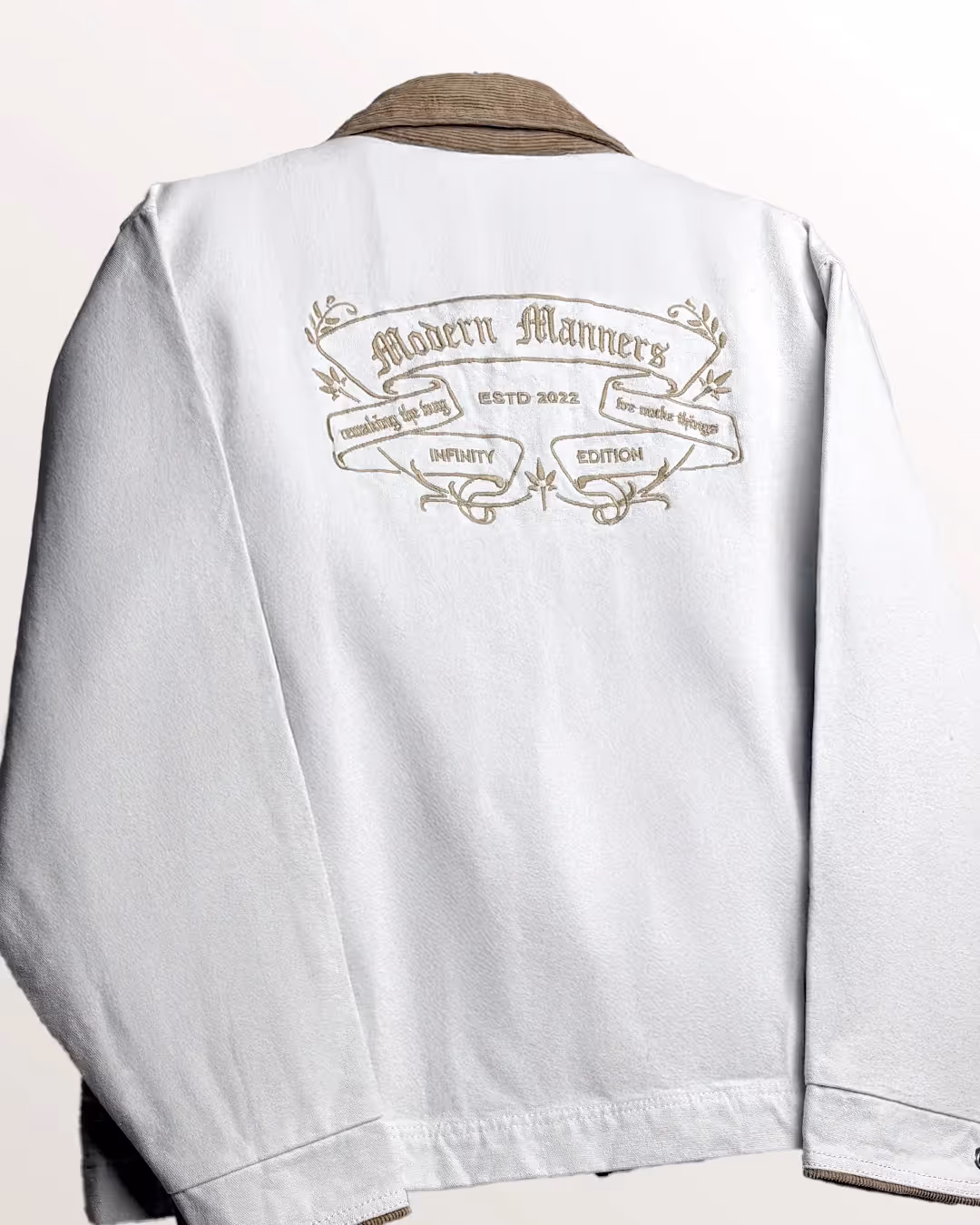 Modern Manner Denim Cord Jacket  image 5