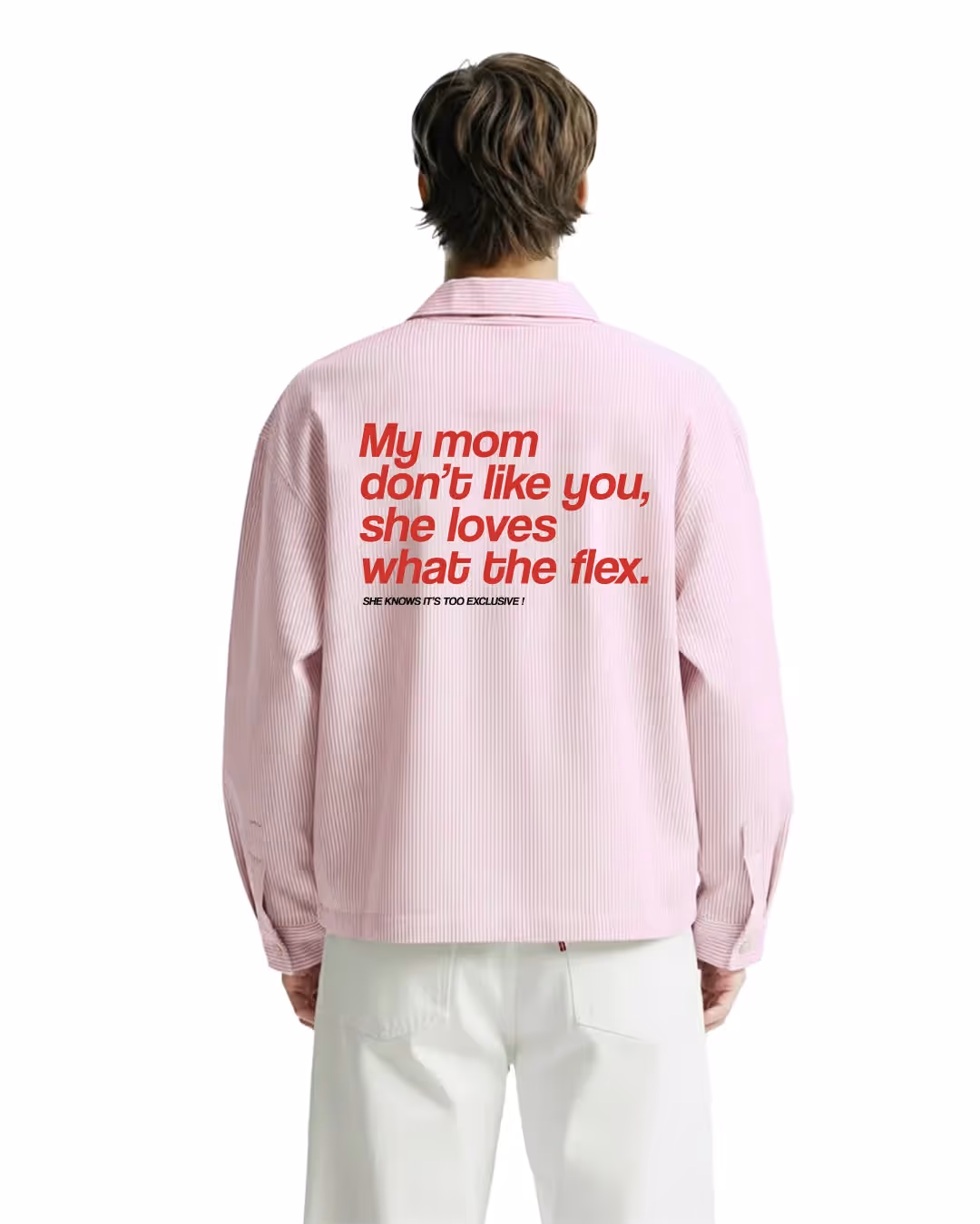 Mom's Choice Full Sleeves Striped Shirt image 1
