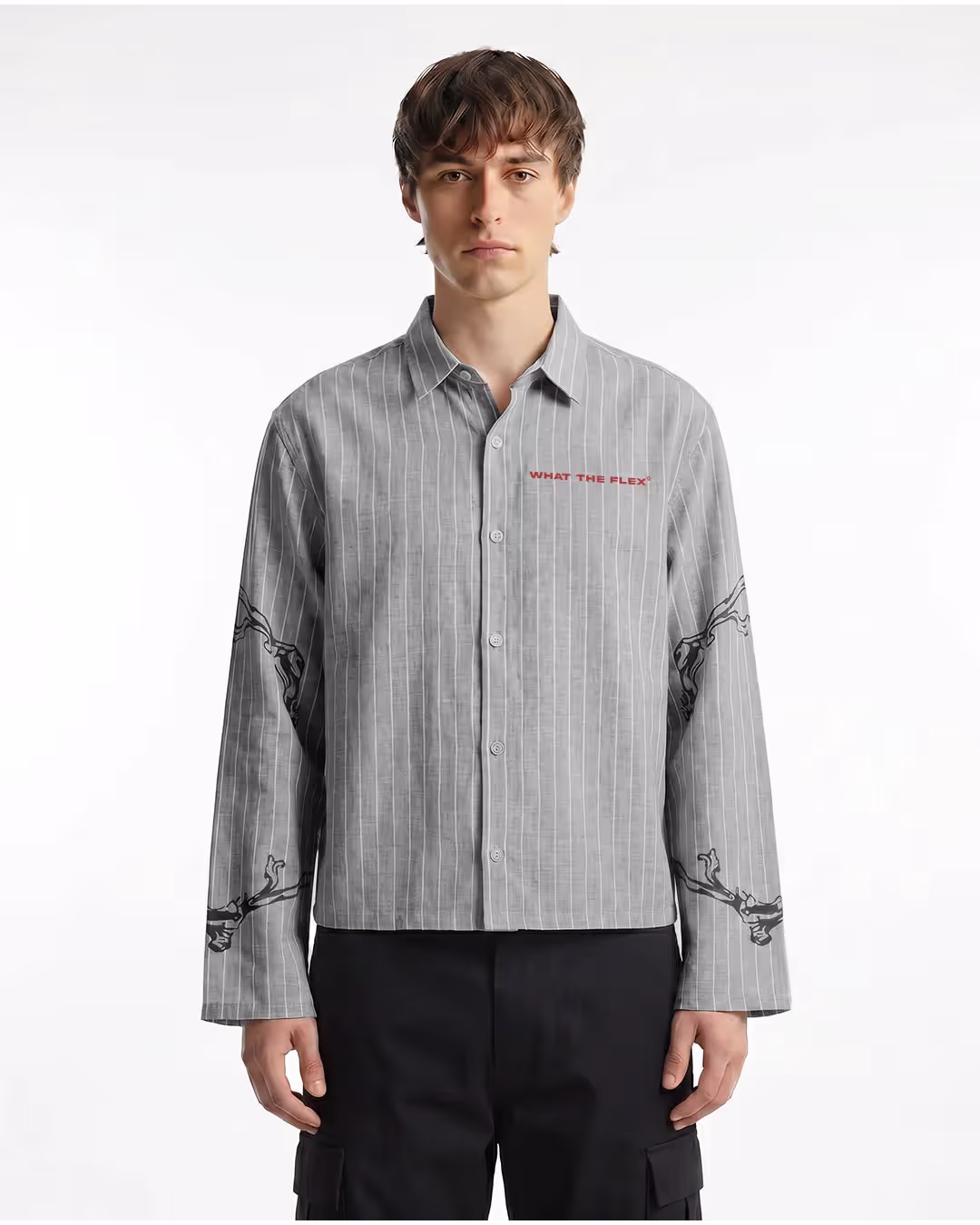 My Place Linen Striped Shirt image 2