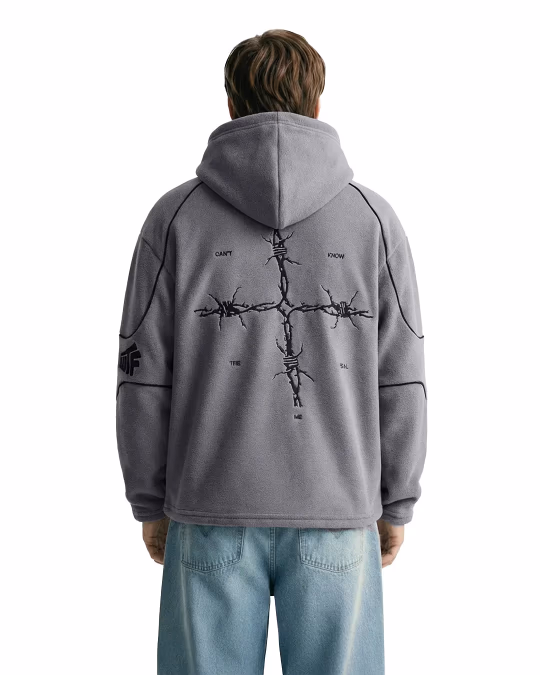 Mystery Grey Cloud Feel Hoodie image 1