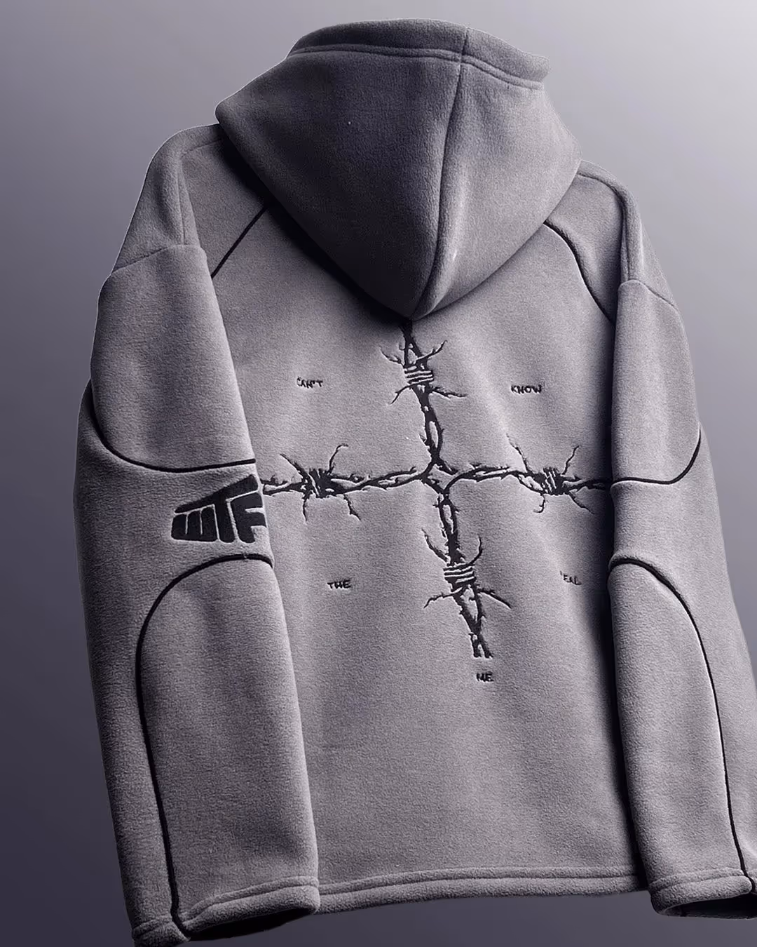 Mystery Grey Cloud Feel Hoodie  image 4