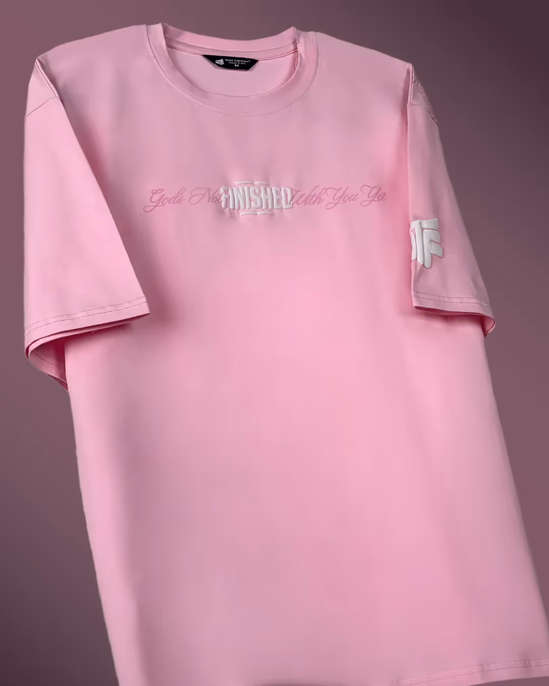 New World Energy Pink Oversized T-shirt image 5