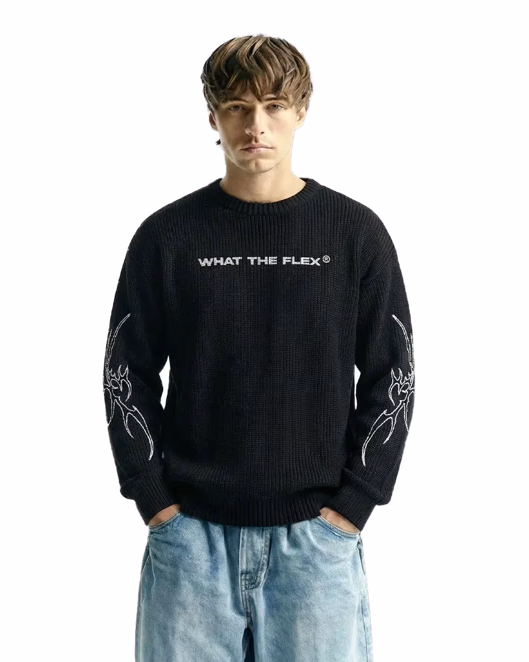 Night Born Full Sleeves Knit T-Shirt image 2