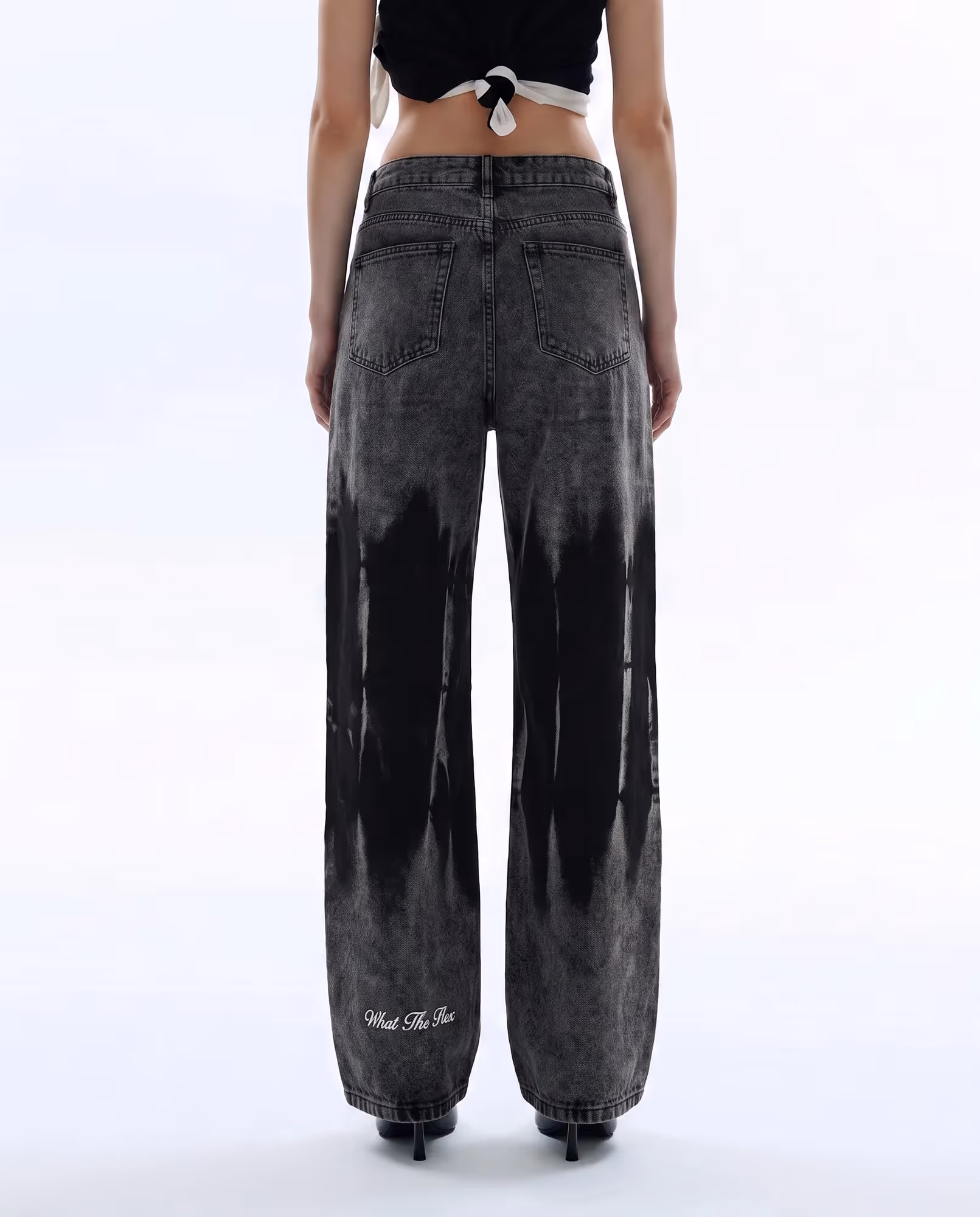 Nightmare Grey Baggy Jeans image 6