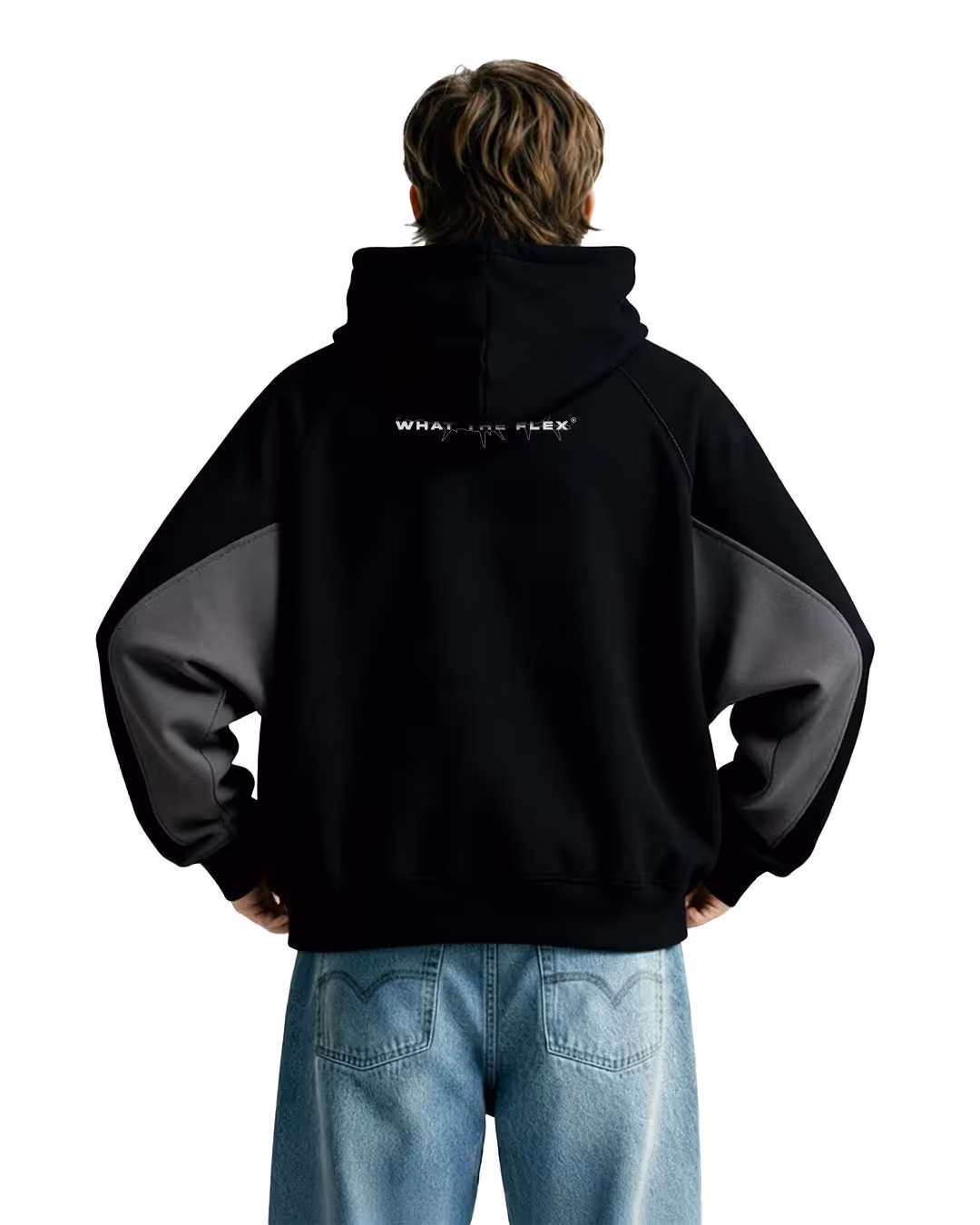 Ninja Masked Zipper Black Hoodie image 4