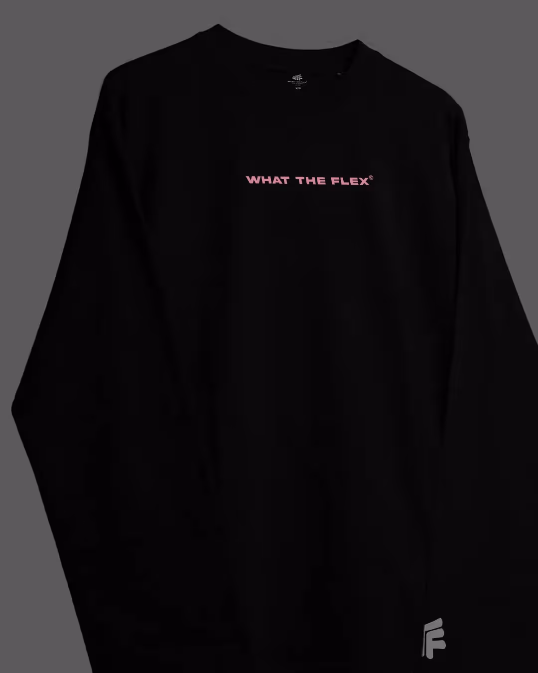No Heart Club Full Sleeve Boxy-Fit Black T-shirt image 6