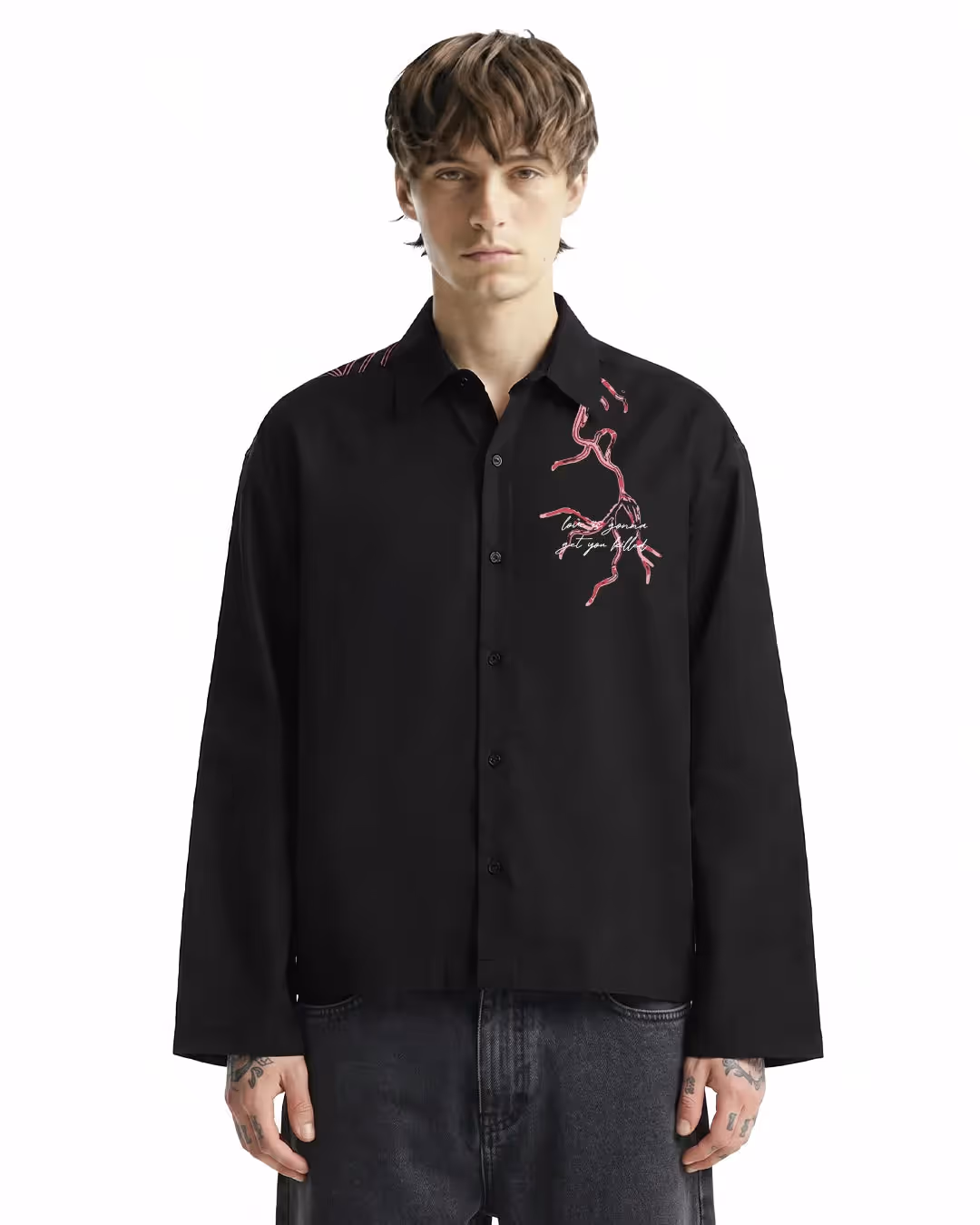 Not Again Linen Full Sleeves Shirt  image 2