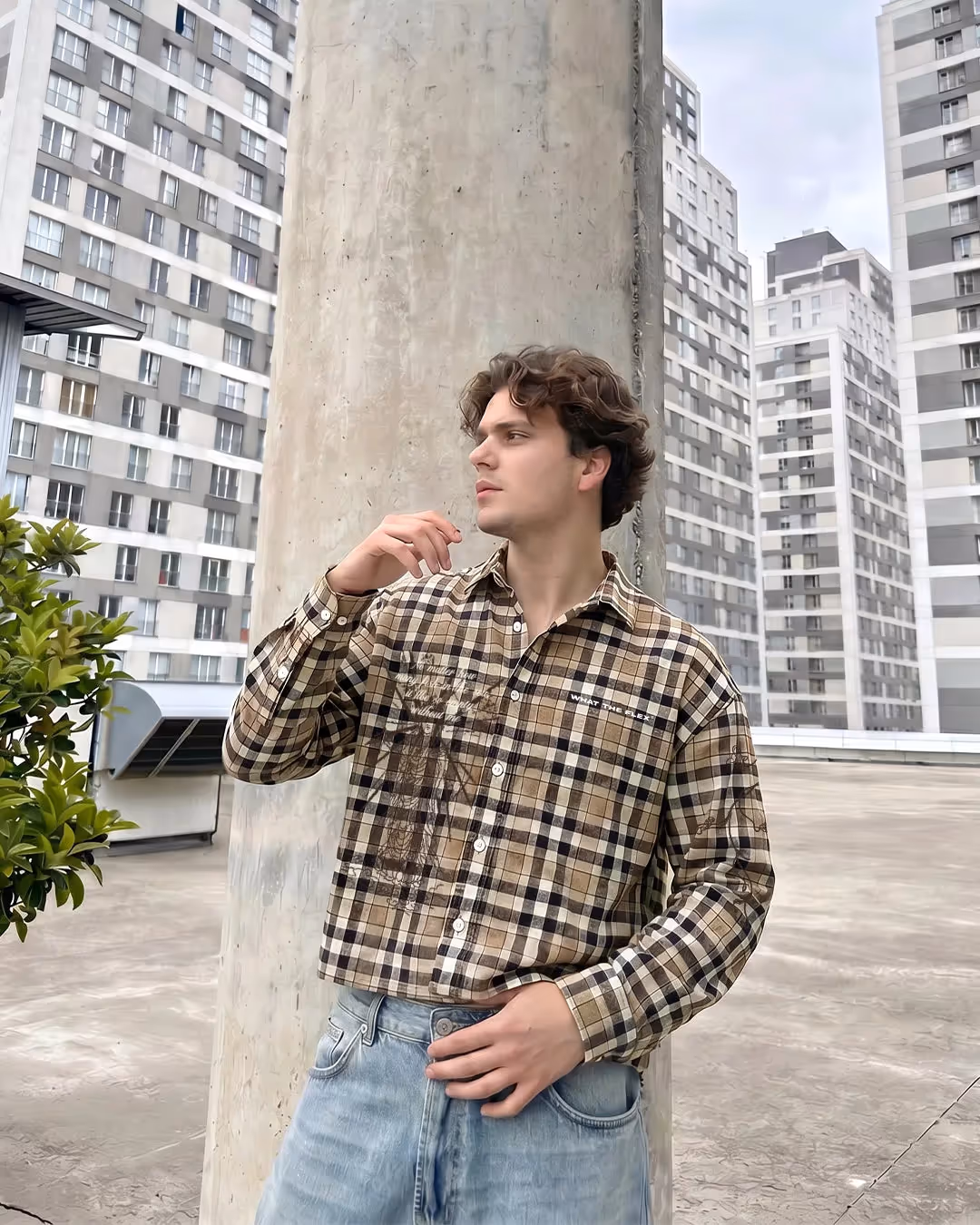 Not For You Plaid Checks Shirt image 5