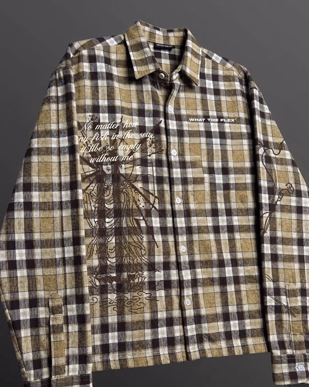 Not For You Plaid Checks Shirt image 6