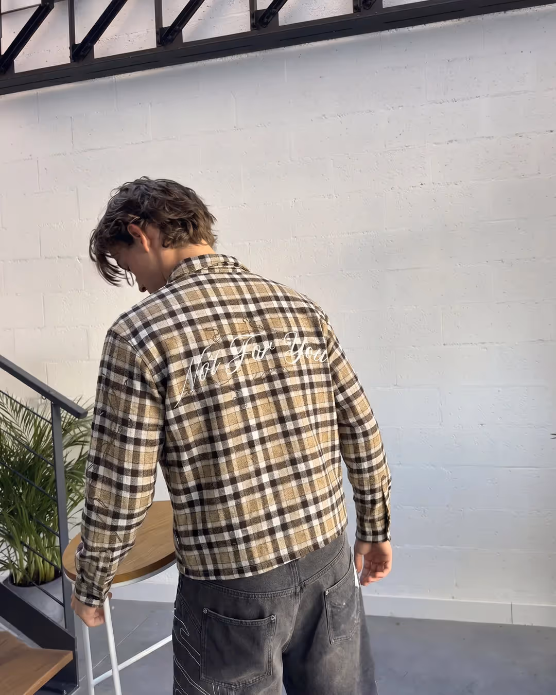 Not For You Plaid Checks Shirt image 7