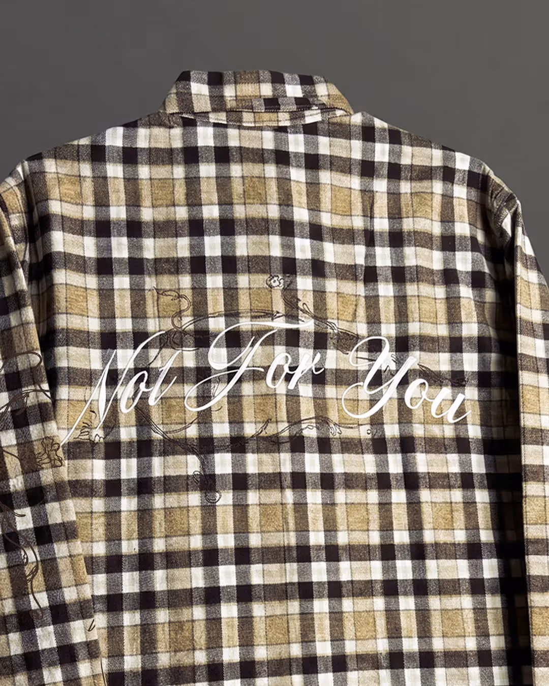 Not For You Plaid Checks Shirt image 8