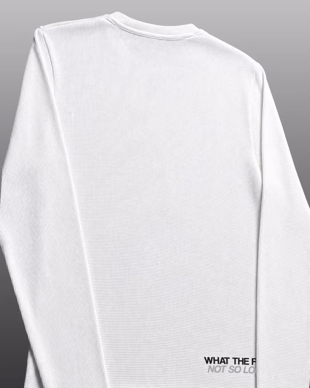 Not So Loud White Henley T-shirt image 4
