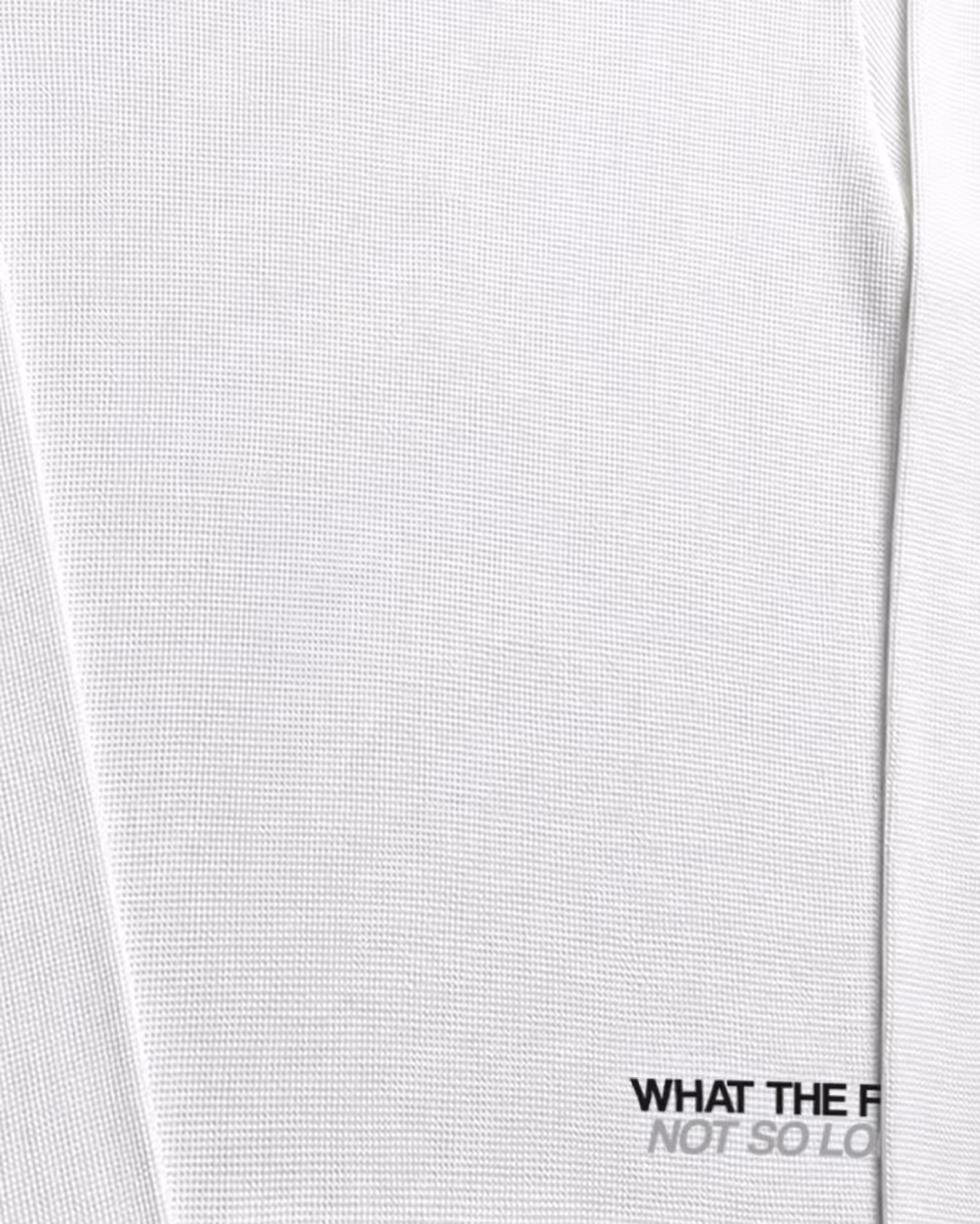 Not So Loud White Henley T-shirt image 7