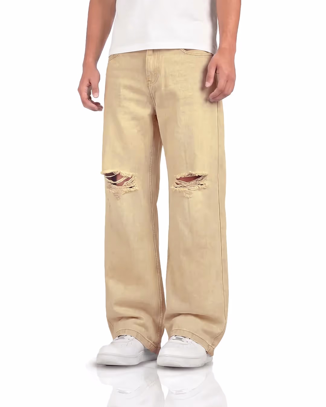 Oat Rugged Baggy Jeans image 1