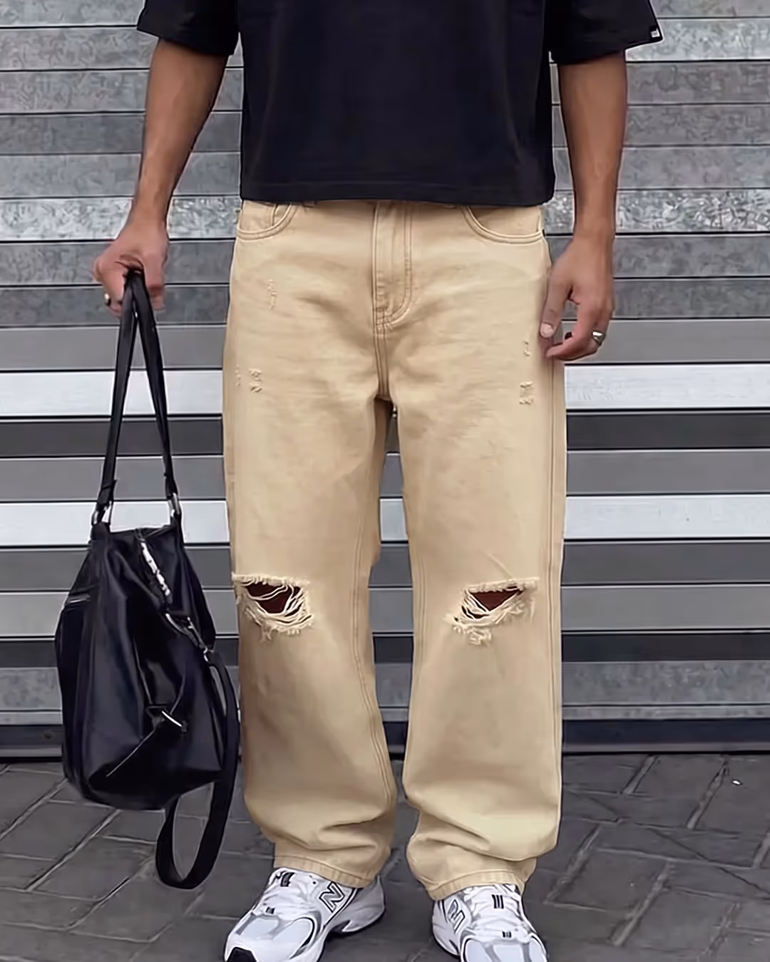 Oat Rugged Baggy Jeans image 4