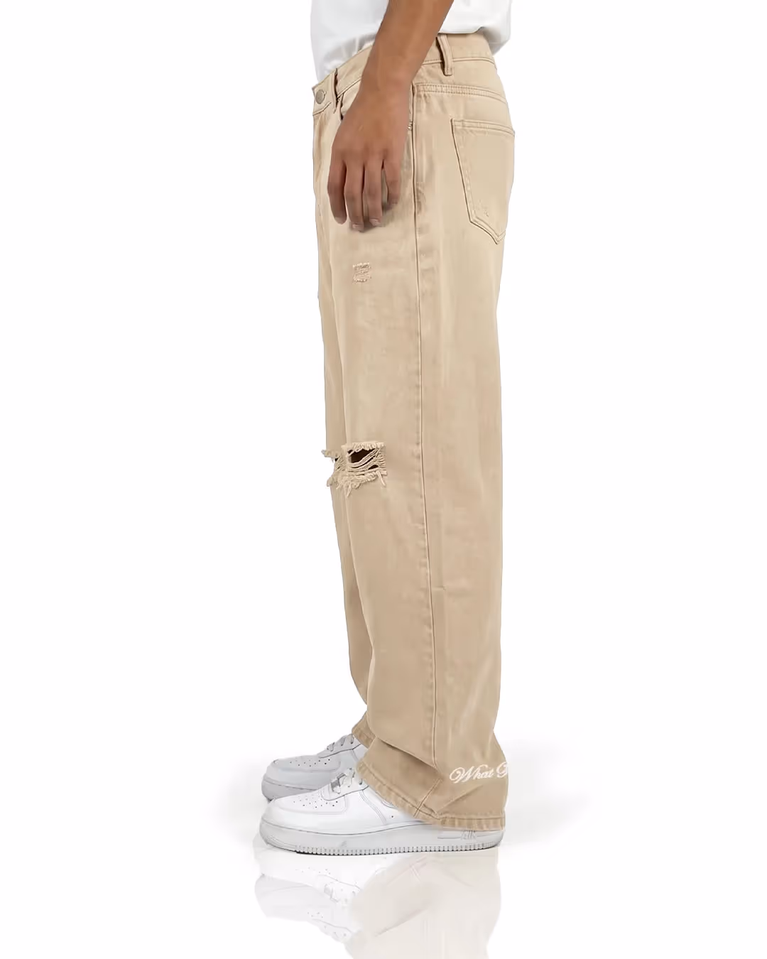Oat Rugged Baggy Jeans image 5