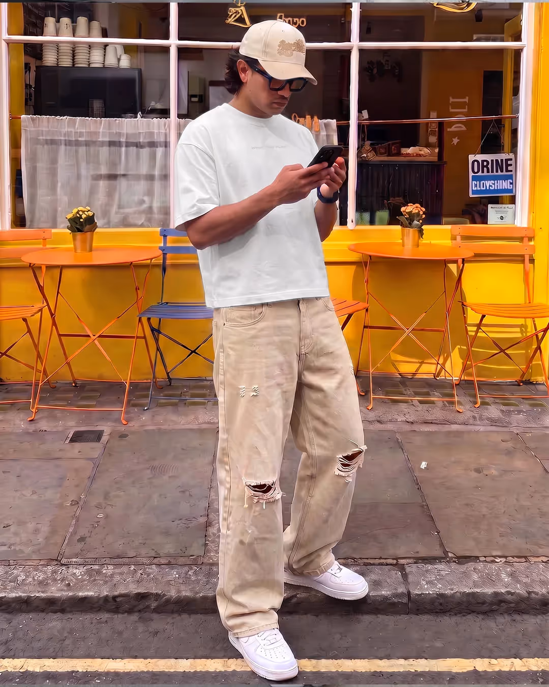 Oat Rugged Baggy Jeans image 6