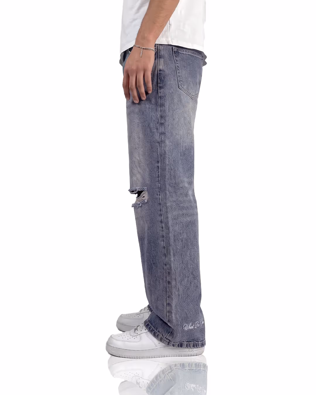 Ocean Fade Baggy Denim Jeans image 5