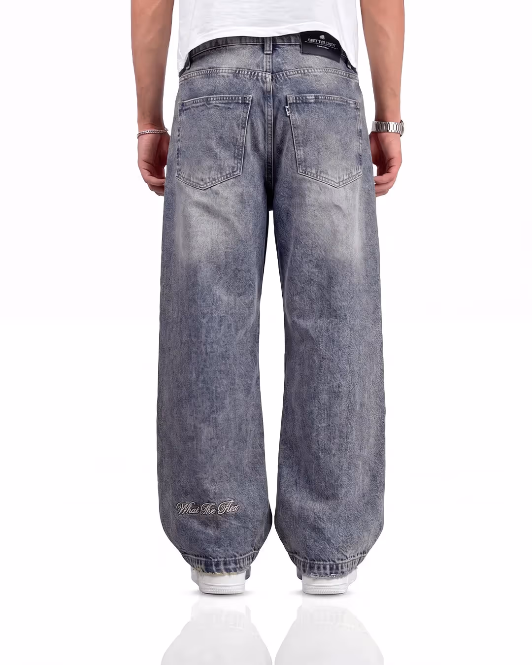 Ocean Fade Baggy Denim Jeans image 7
