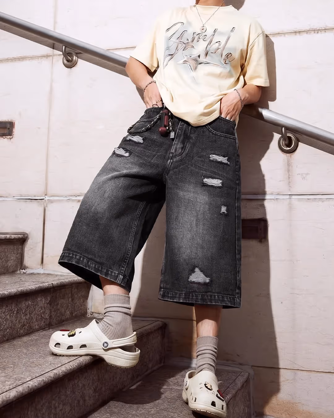 Off-Grid Rugged Denim Jorts image 3