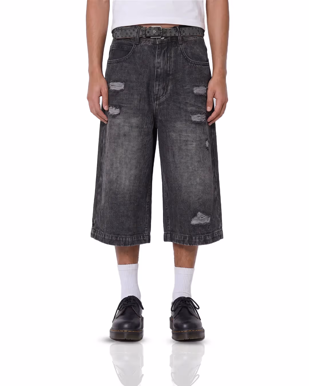 Off-Grid Rugged Denim Jorts image 4