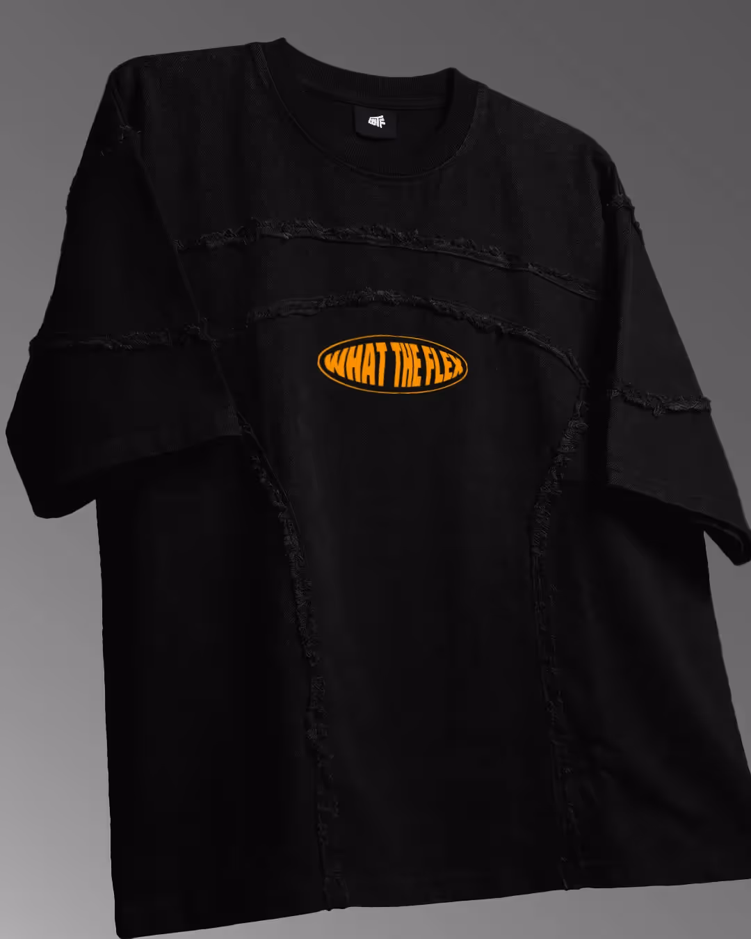 Offset Black Denim T-shirt  image 3