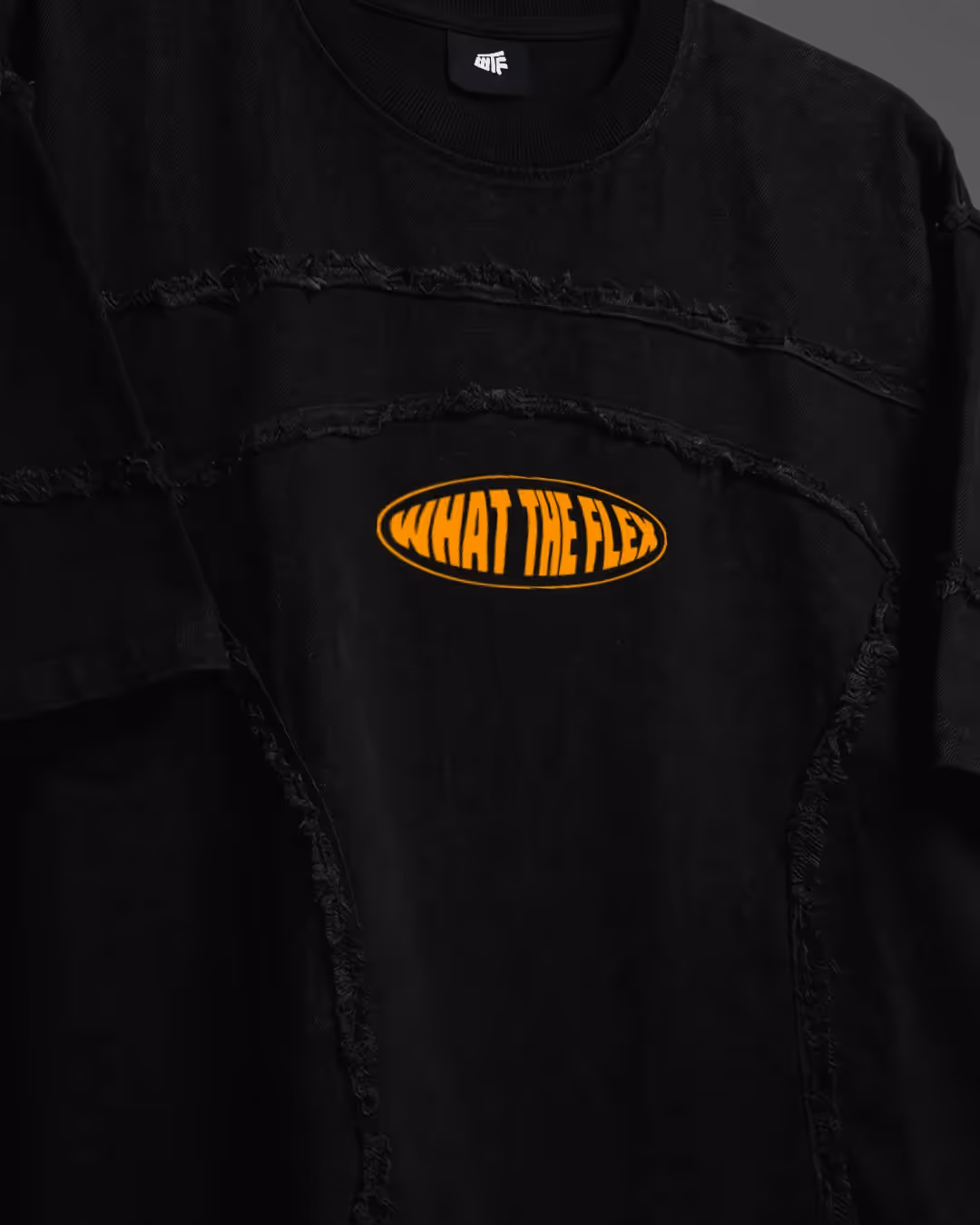 Offset Black Denim T-shirt  image 7