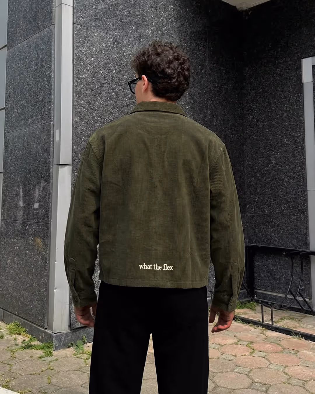 Olive Corduroy Shirt image 4