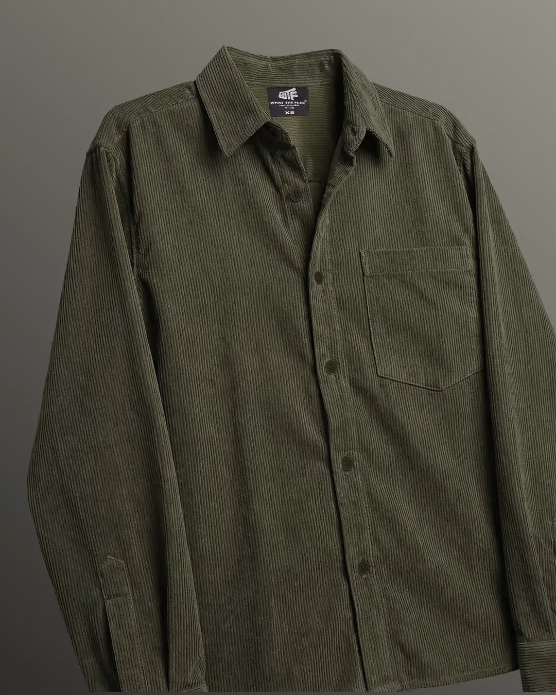 Olive Corduroy Shirt image 5