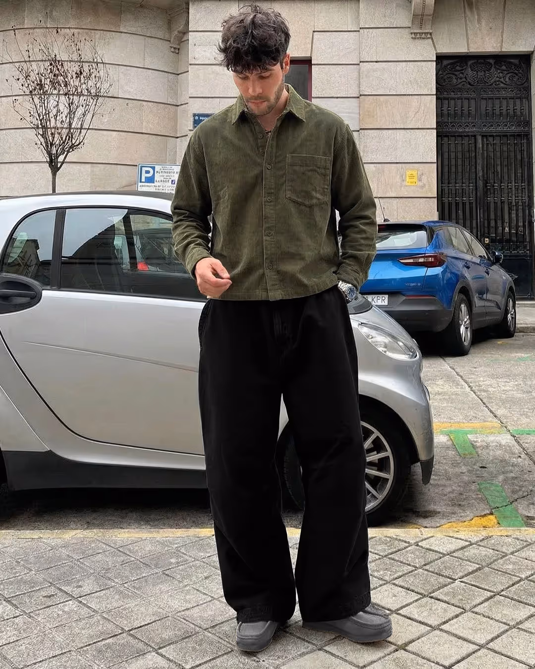 Olive Corduroy Shirt image 6