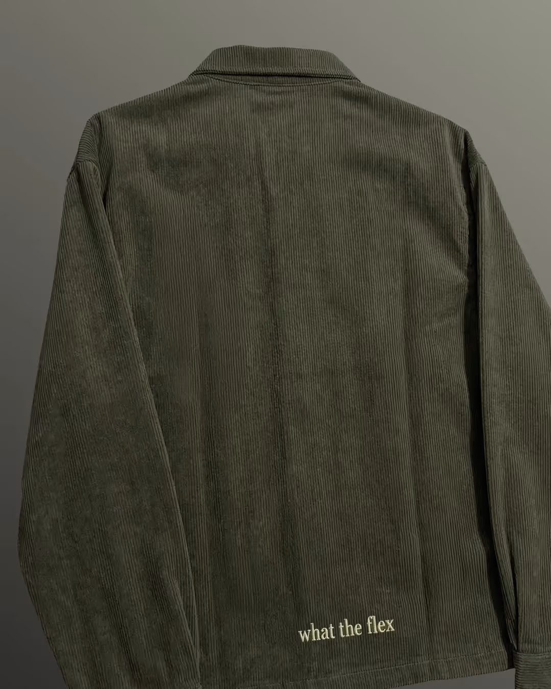 Olive Corduroy Shirt image 7