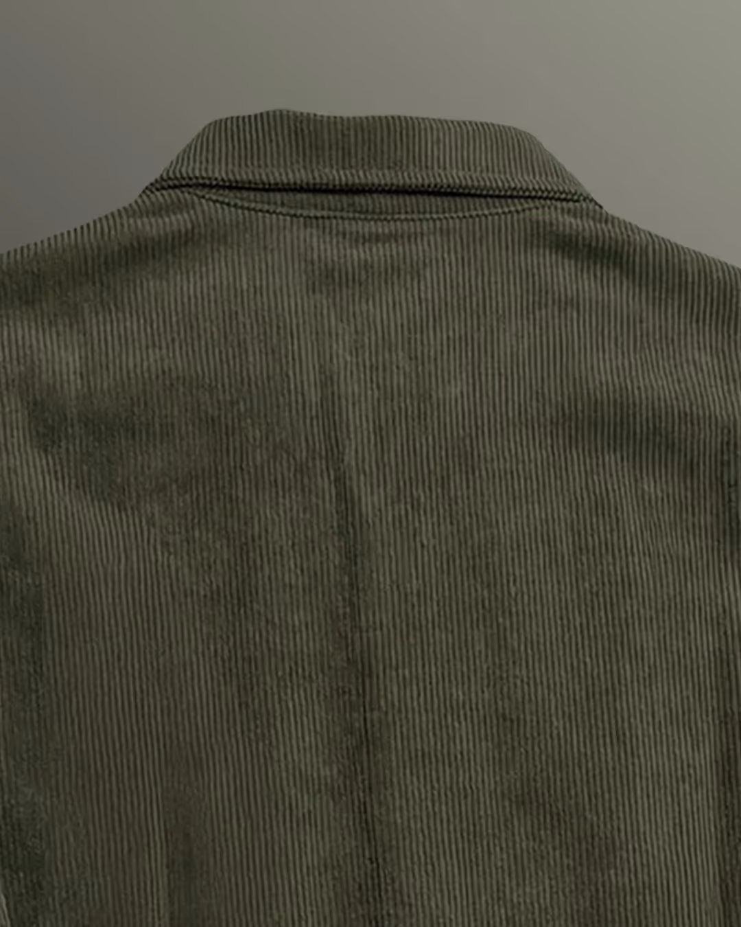 Olive Corduroy Shirt image 9