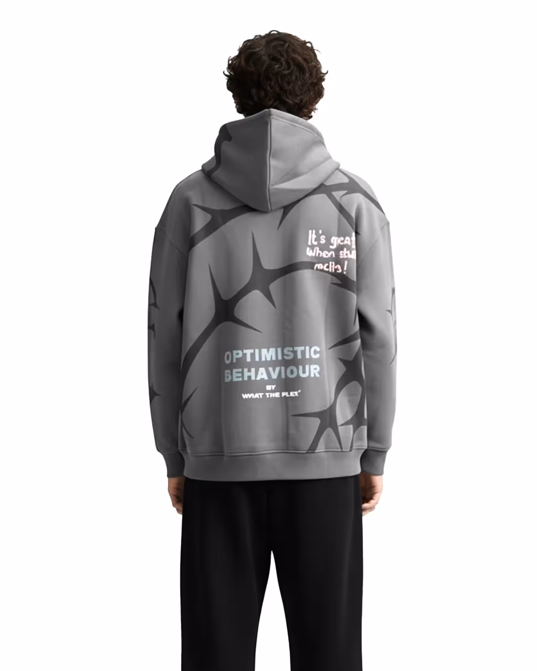 Optimistic Behaviour Oversized Hoodie image 1