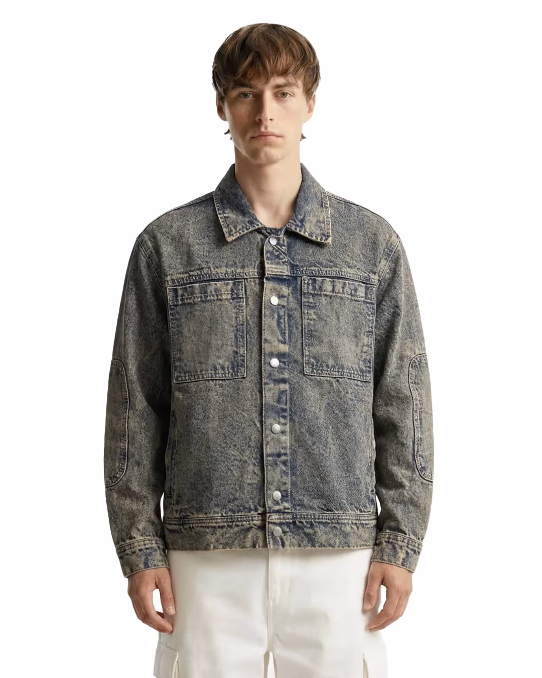 Outlaw Burnt Blue Denim Jacket image 1